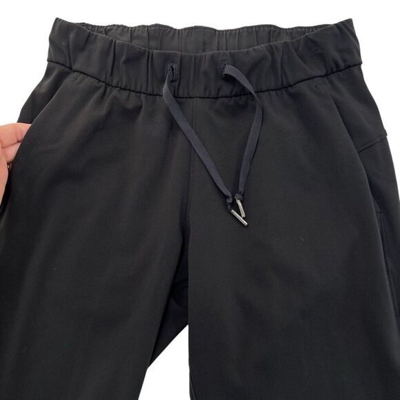 Lululemon On The Fly Pant Drawstring Waist 28" Inseam Black Size 4 - Picture 3 of 6
